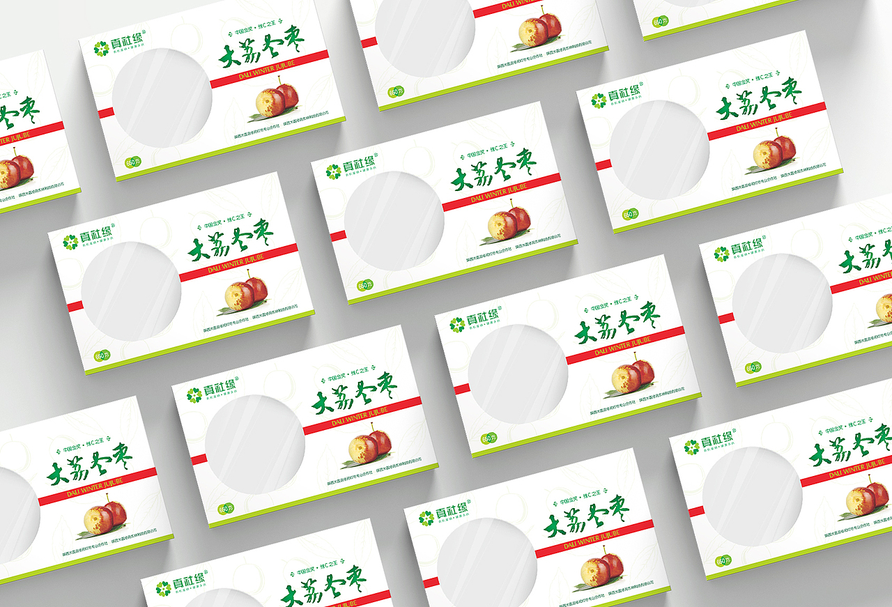 真社缘——大荔冬枣品牌形象与包装设计（图ZMTE2NzE2ODIw） - 包装 - 站酷设计师春分品牌设计原创素材 - 站酷ZCOOL