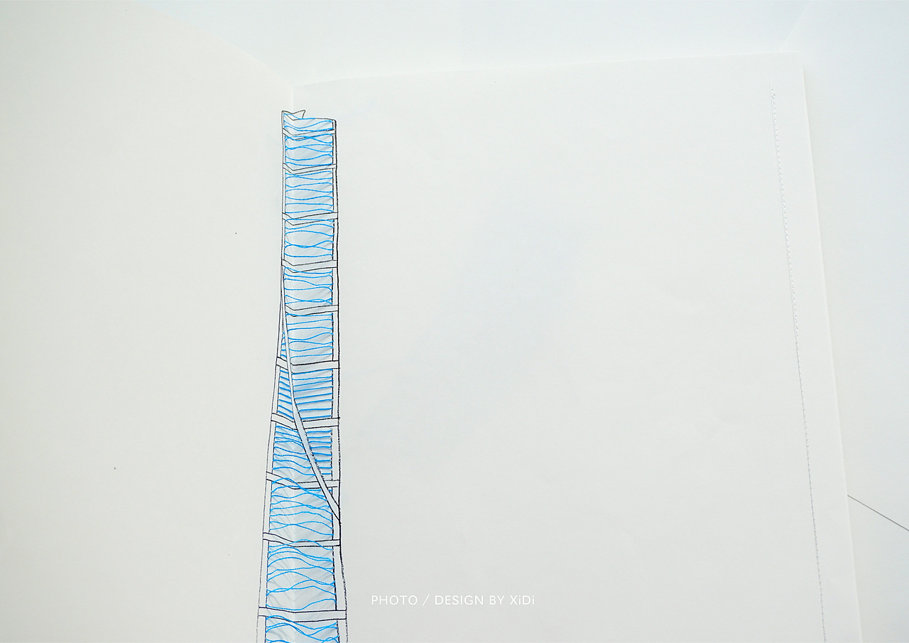 手工书籍设计《线II》 城市·上海