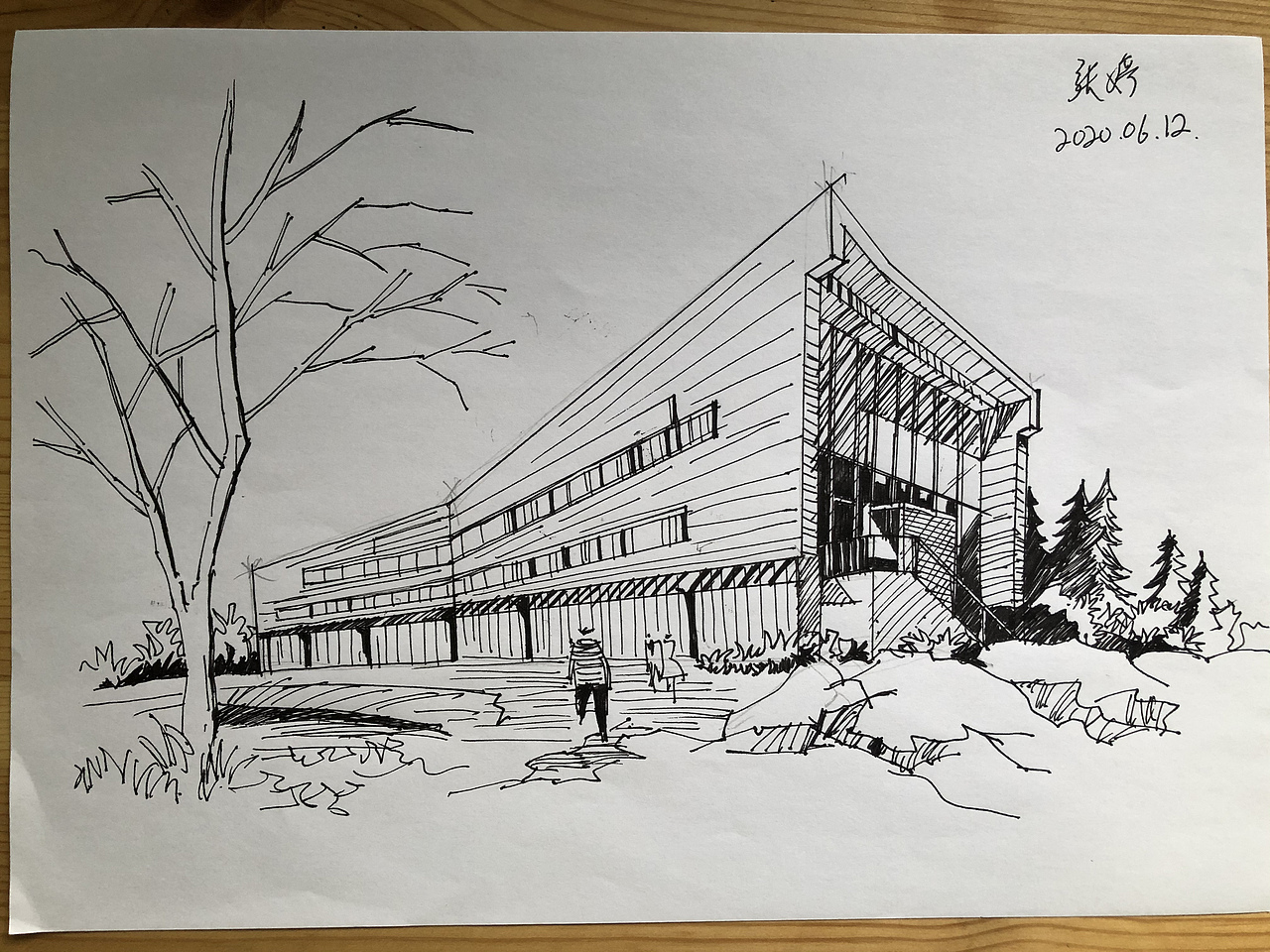 关于画画2020年部分建筑速写