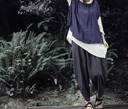 原创设计 女式冰丝棉竹节短袖文艺风格宽松t恤上衣（图ZMTAzMzE1NjQ=） - 休闲/流行服饰 - 站酷设计师王善斌原创素材 - 站酷ZCOOL