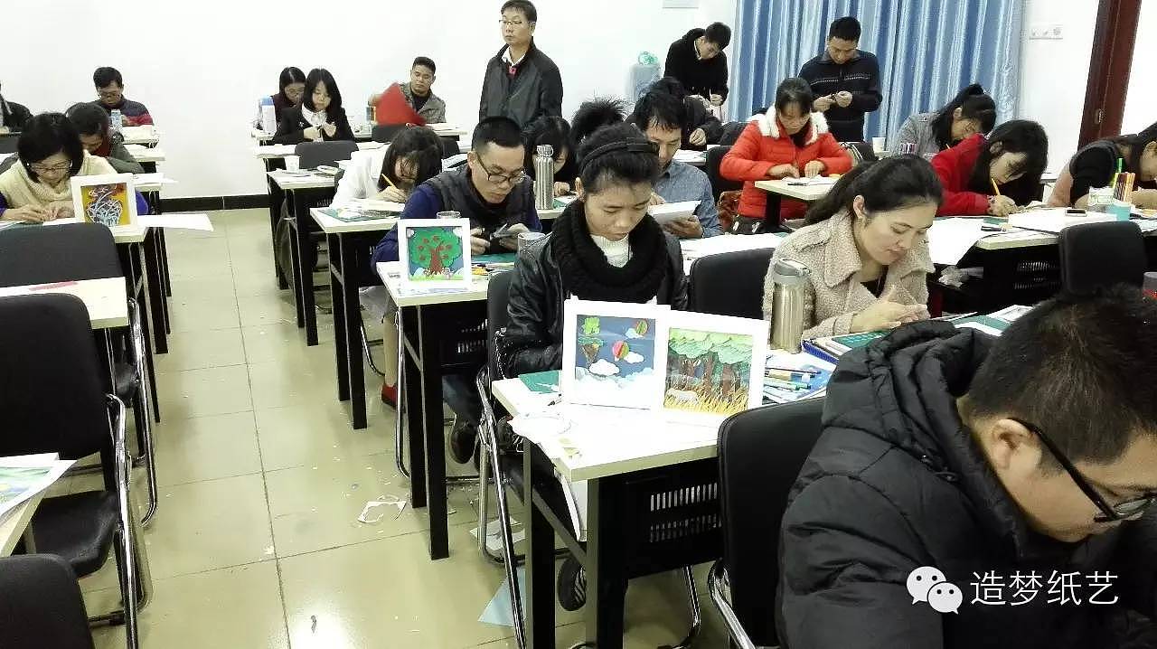 阳江市骨干美术教师纸艺培训班（图ZNDIzNTE0MjA=） - 其他手工艺 - 站酷设计师尹利帅纸艺师原创素材 - 站酷ZCOOL