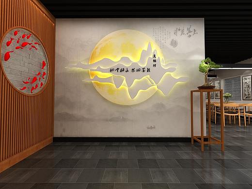 灵栖村史馆展示展览设计3D效果图