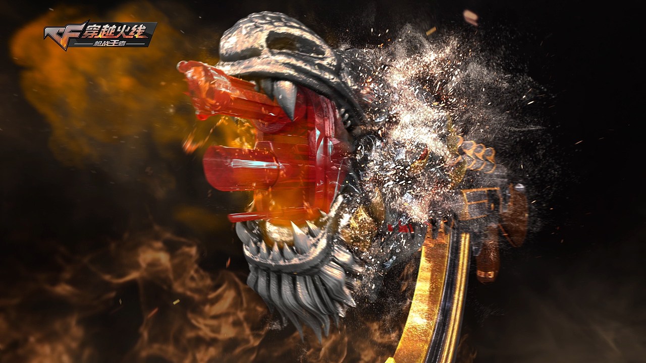 穿越火线 英雄武器 火麒麟ak47