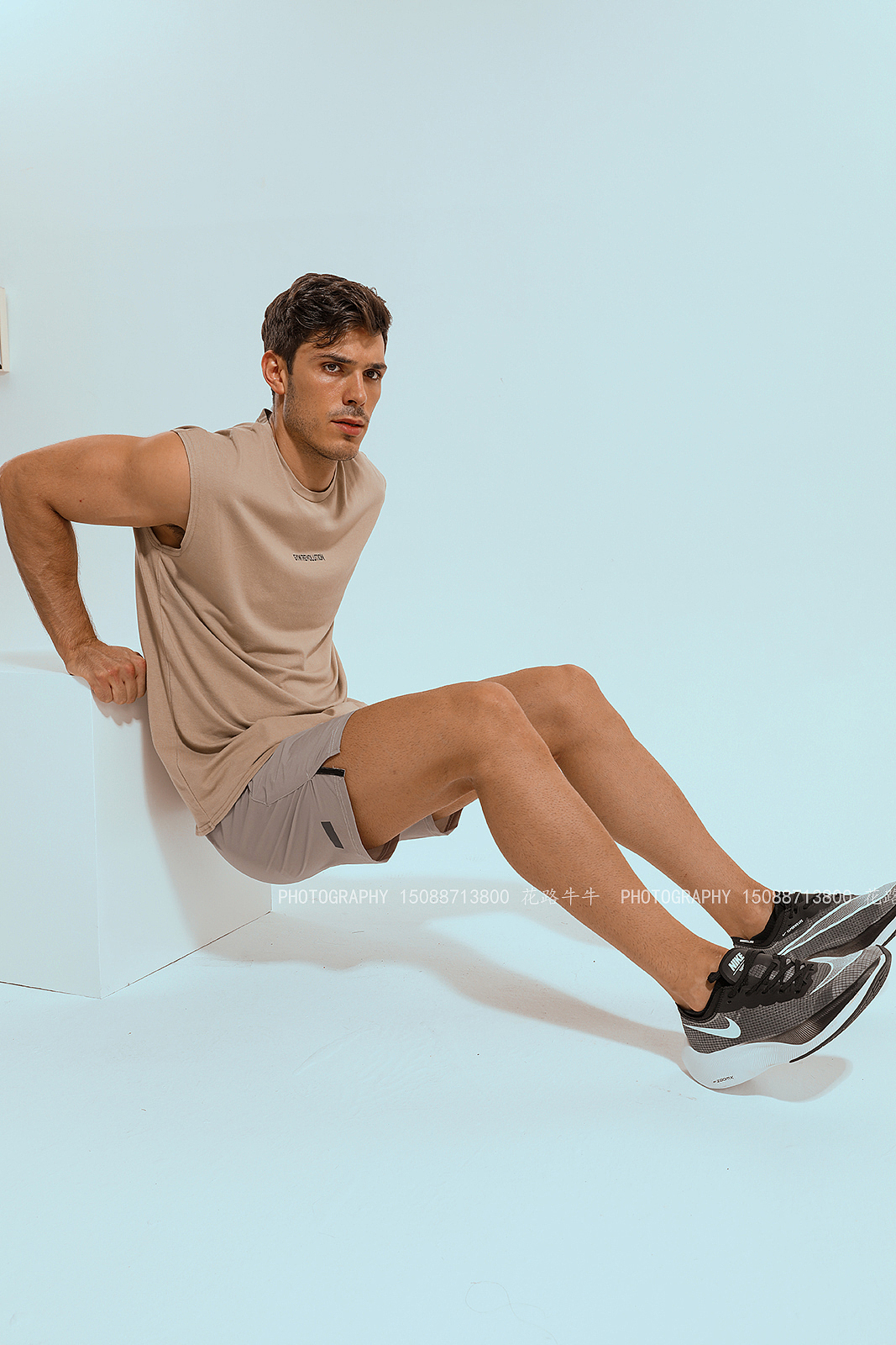 男健身服装拍摄