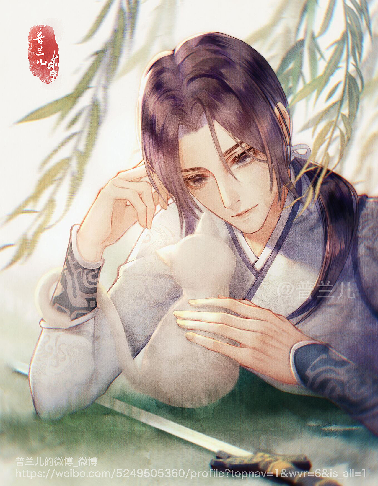 分享收藏不见上仙三百年～王者荣耀风花雪月千秋 晏沈立牌～创作时间