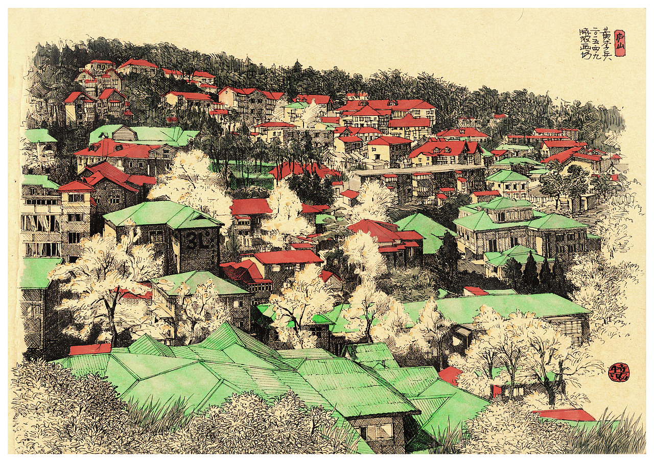 《庐山恋》の庐山全景