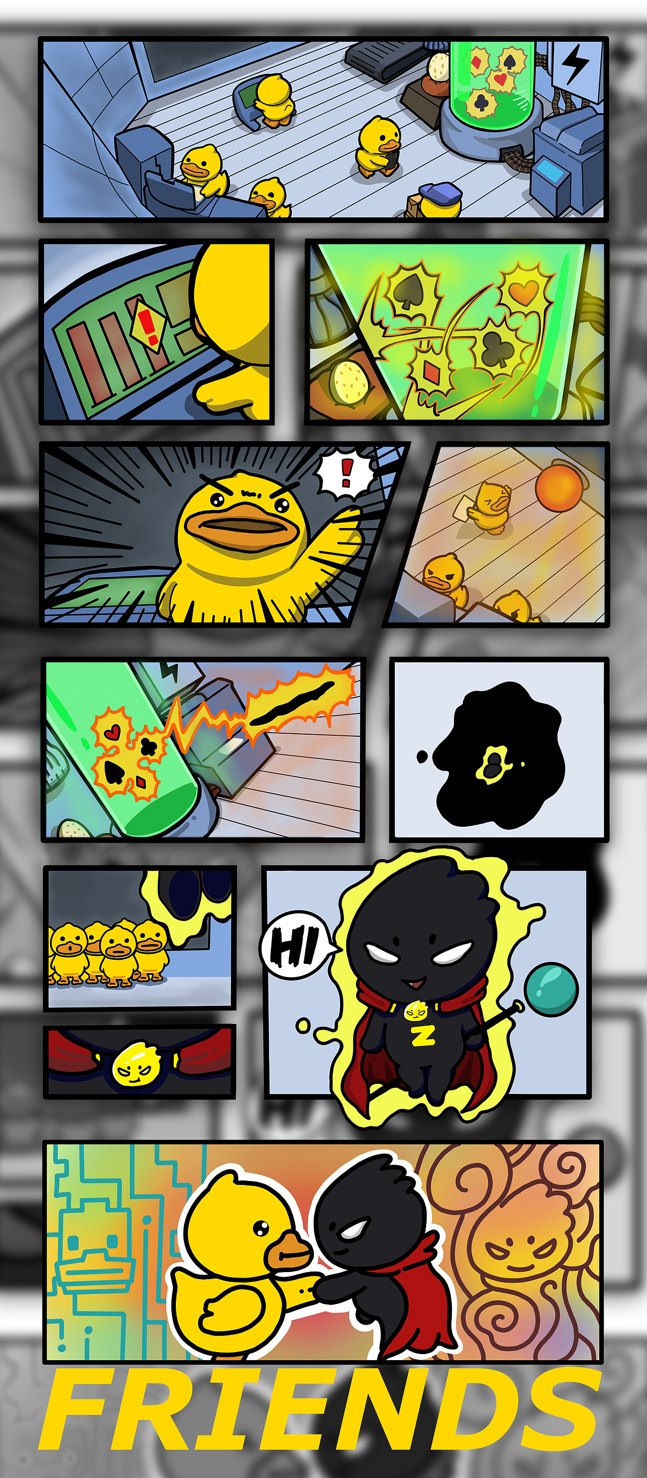 B.Duck小黄鸭XZCOOL站酷赛事（图ZMTc2MTk0MDM2） - 商业插画 - 站酷设计师阿灏AH2O原创素材 - 站酷ZCOOL