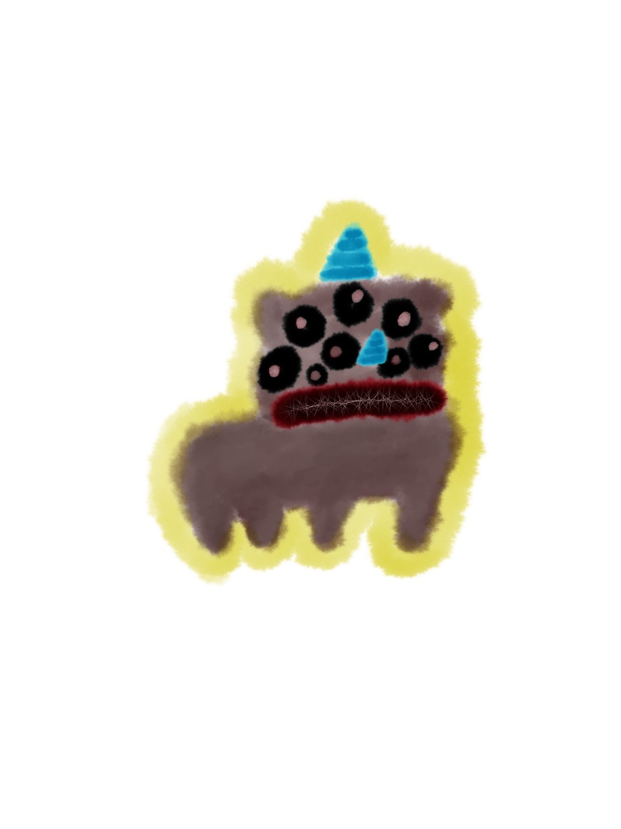 众生相-小怪兽（图ZMjQ3NjM3NjMy） - 艺术插画 - 站酷设计师思想道德小标兵原创素材 - 站酷ZCOOL