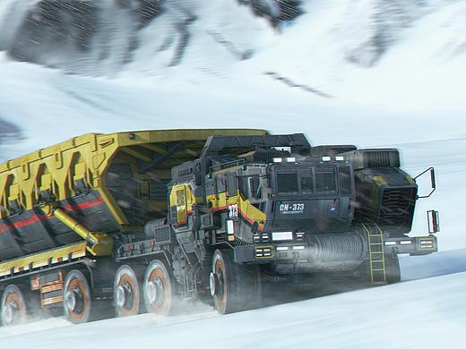 Wandering Earth CN373重型运载车