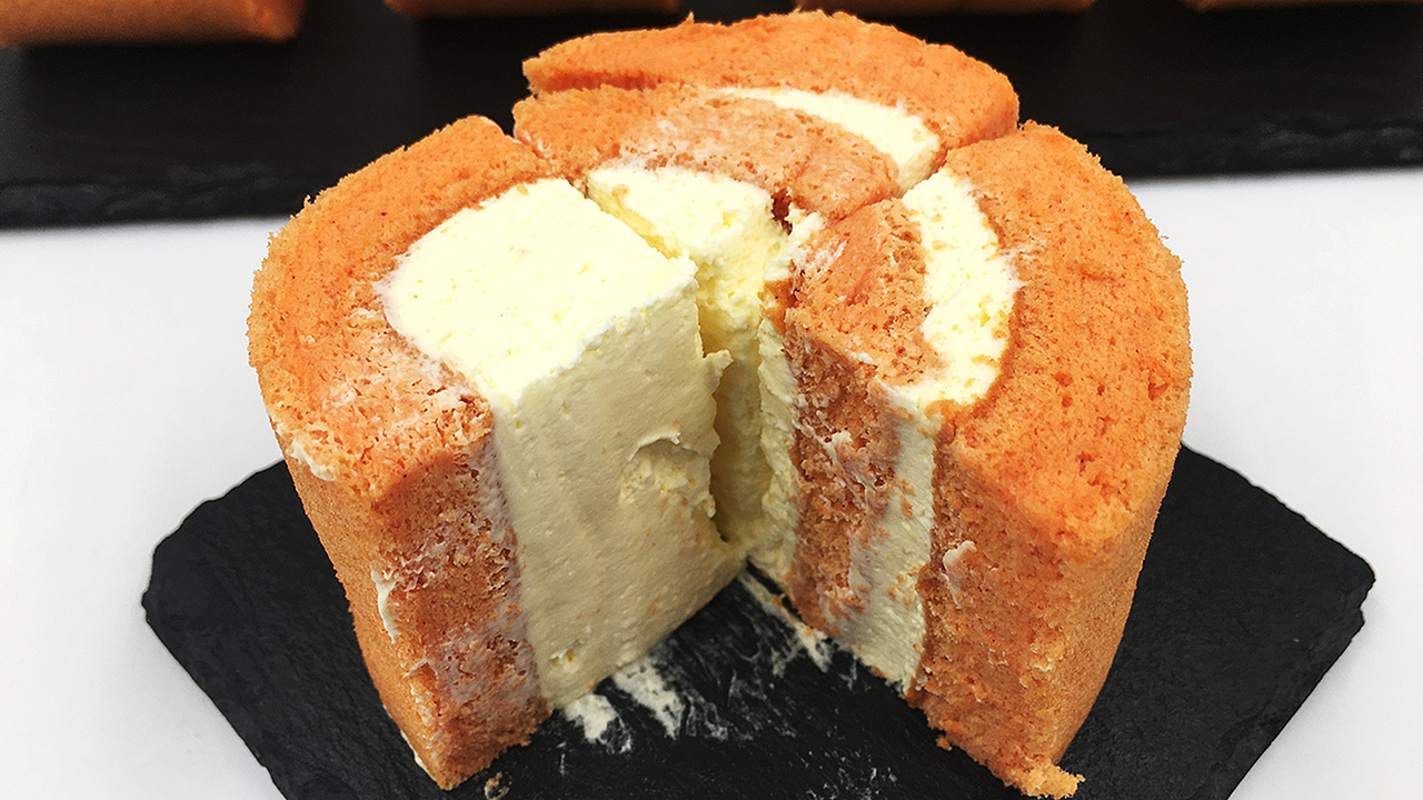 基础小四卷,适合新手的蛋糕卷,易卷不开裂。