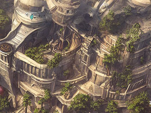 #AI创作实验室#空中城堡