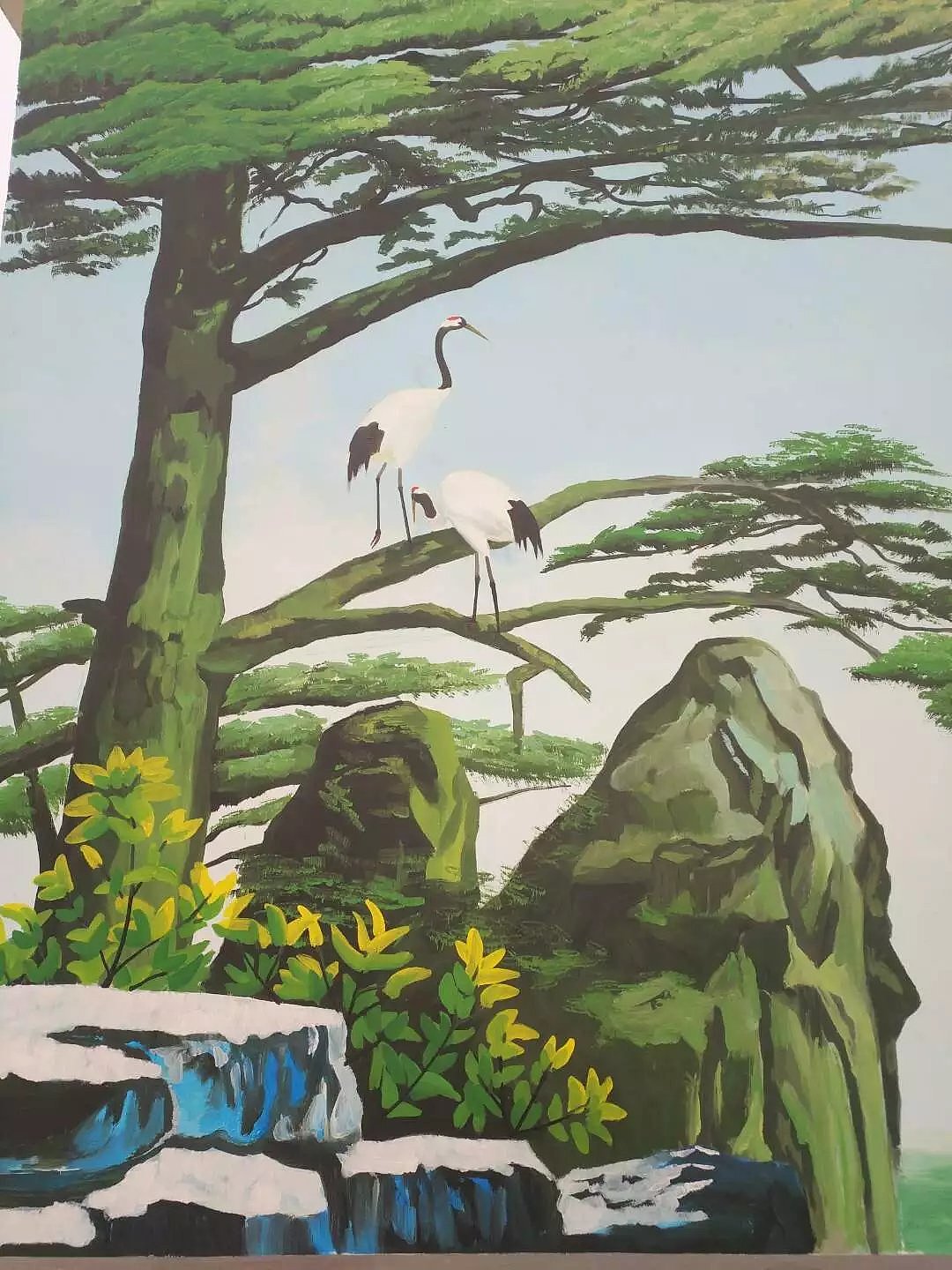蜀绘壁画作品-乡村文化墙（图ZMTE3NTA2MzIw） - 建筑设计 - 站酷设计师蜀绘壁画原创素材 - 站酷ZCOOL