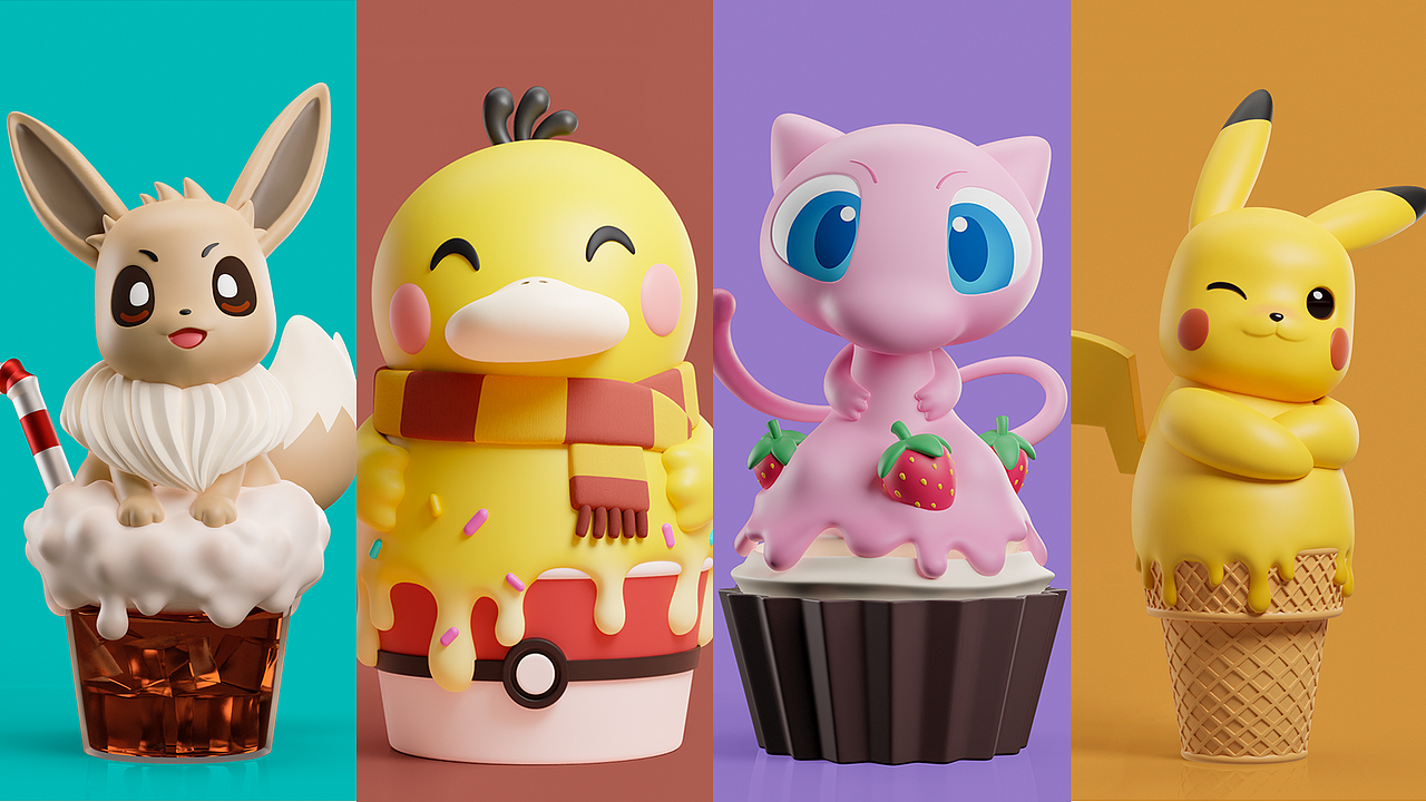 【宝可梦系列】潮玩ip练习