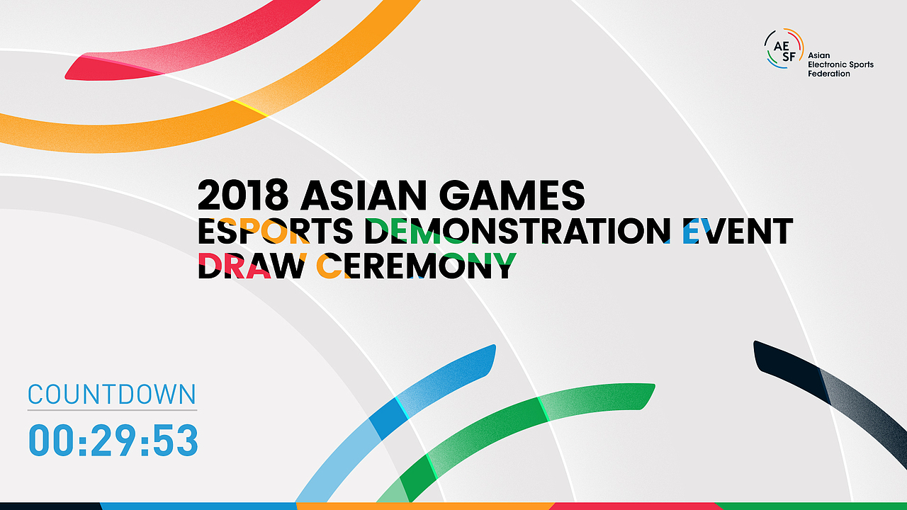 2018雅加达亚运会电竞项目抽签仪式（图ZMTI5MTEwMDgw） - 游戏/娱乐 - 站酷设计师AHA卷卷原创素材 - 站酷ZCOOL