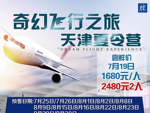 飞行海报 暑期训练营 飞行模拟器
