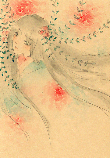 牛皮纸上的手绘~