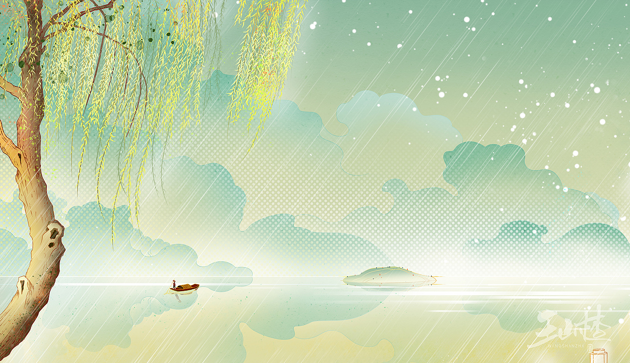 【寿县篇 · 二】芍陂(安丰塘)插画