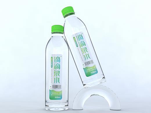 矿泉水品类包装设计(滴滴泉水)