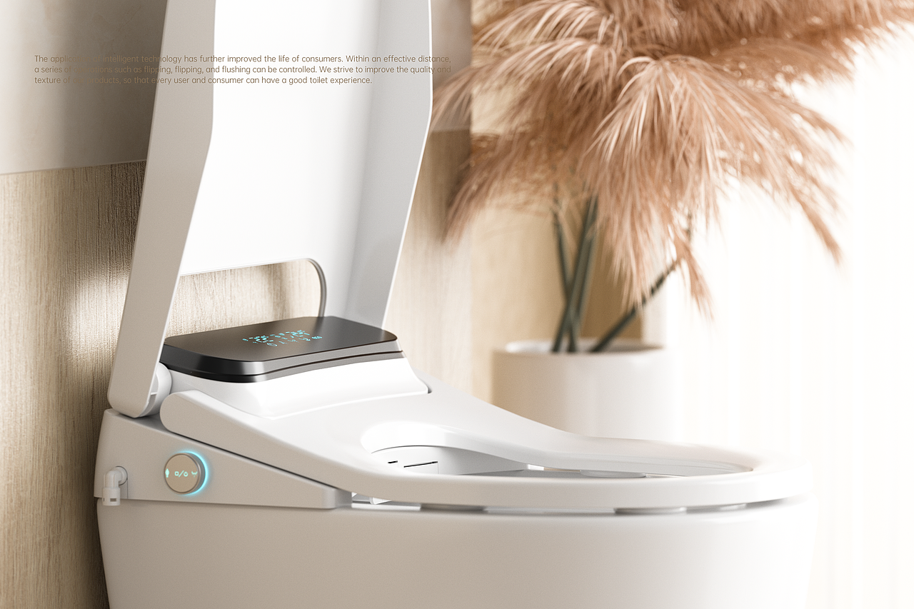 小户型马桶渲染