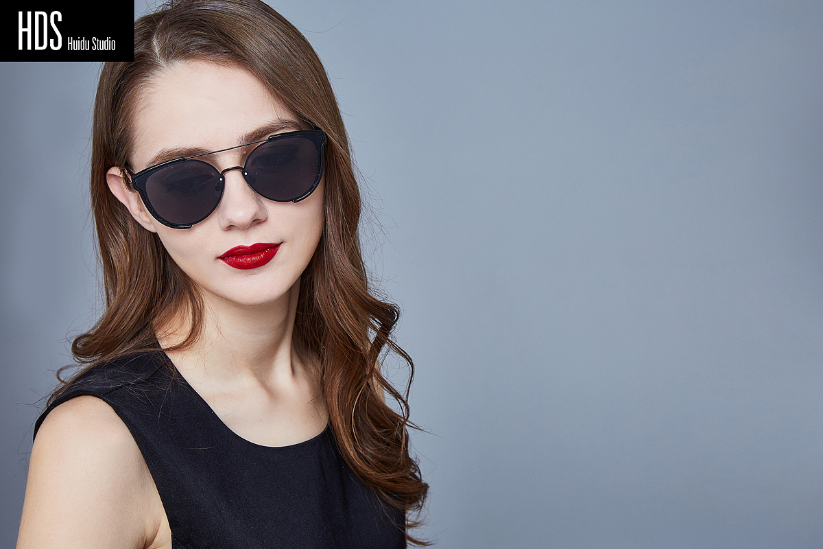 欧美模特眼镜拍摄