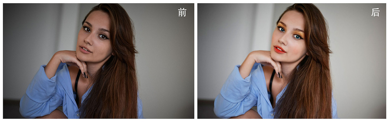 一组人物上妆对比图（图ZMTIxMTcyOTMy） - 其他平面 - 站酷设计师一米阳光的笑原创素材 - 站酷ZCOOL