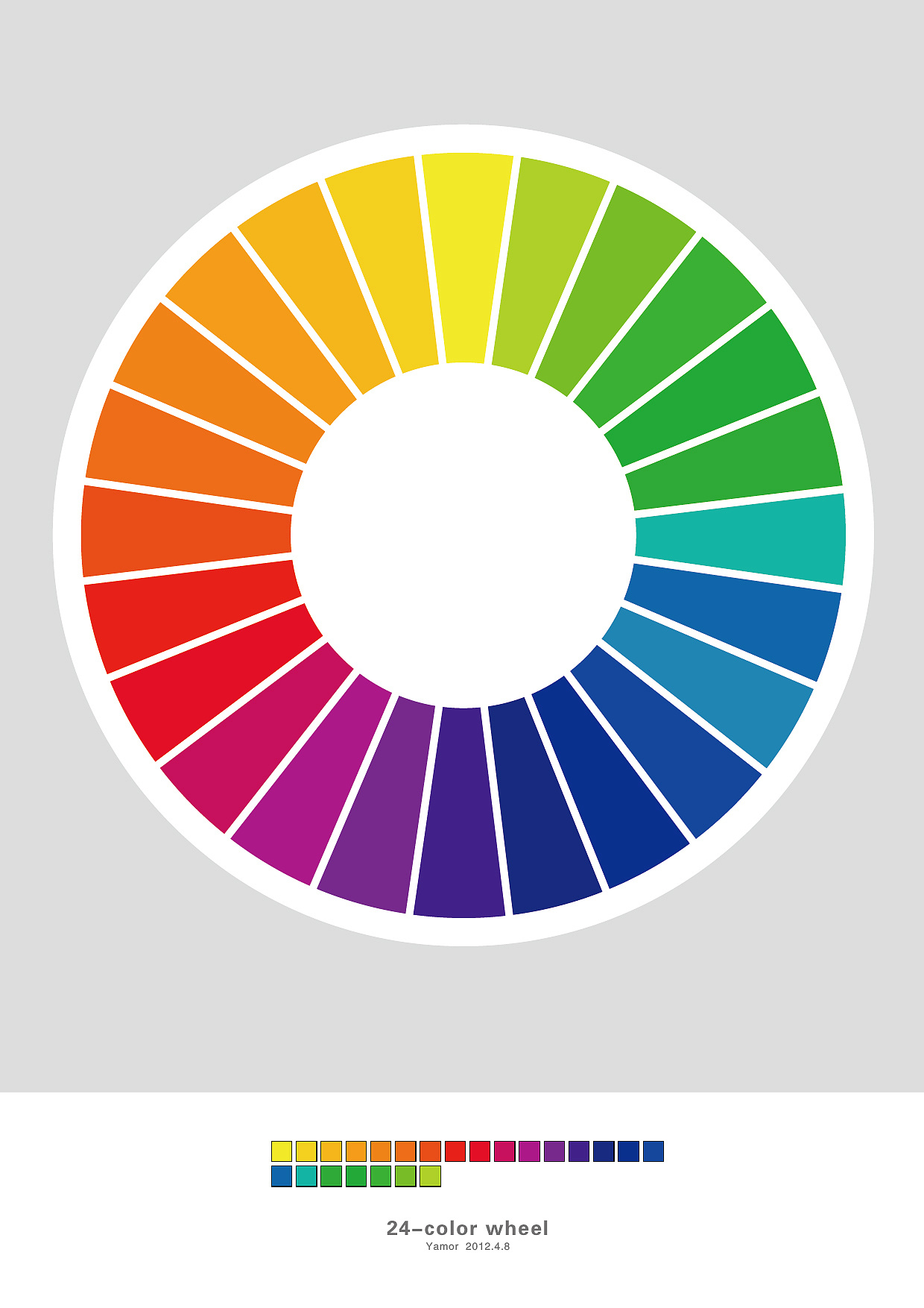 色相環:簡介,色相,十環,十二環,十六環,二十四環,主要色相,色彩設計,_中文百科全書