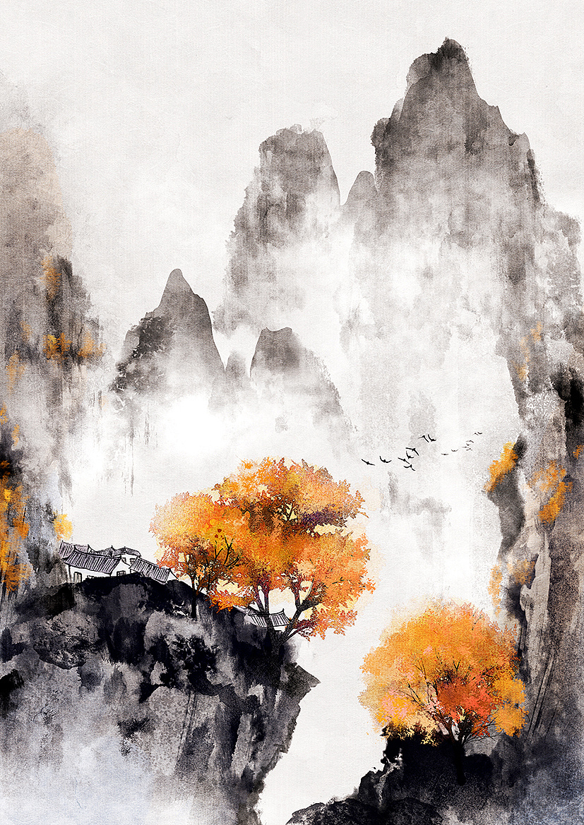 山中人家_林中小蜗-站酷zcool