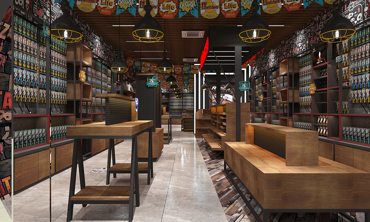 大米专卖店（图ZMTAxMDc2NTMy） - 展陈设计 - 站酷设计师易汐品牌设计原创素材 - 站酷ZCOOL