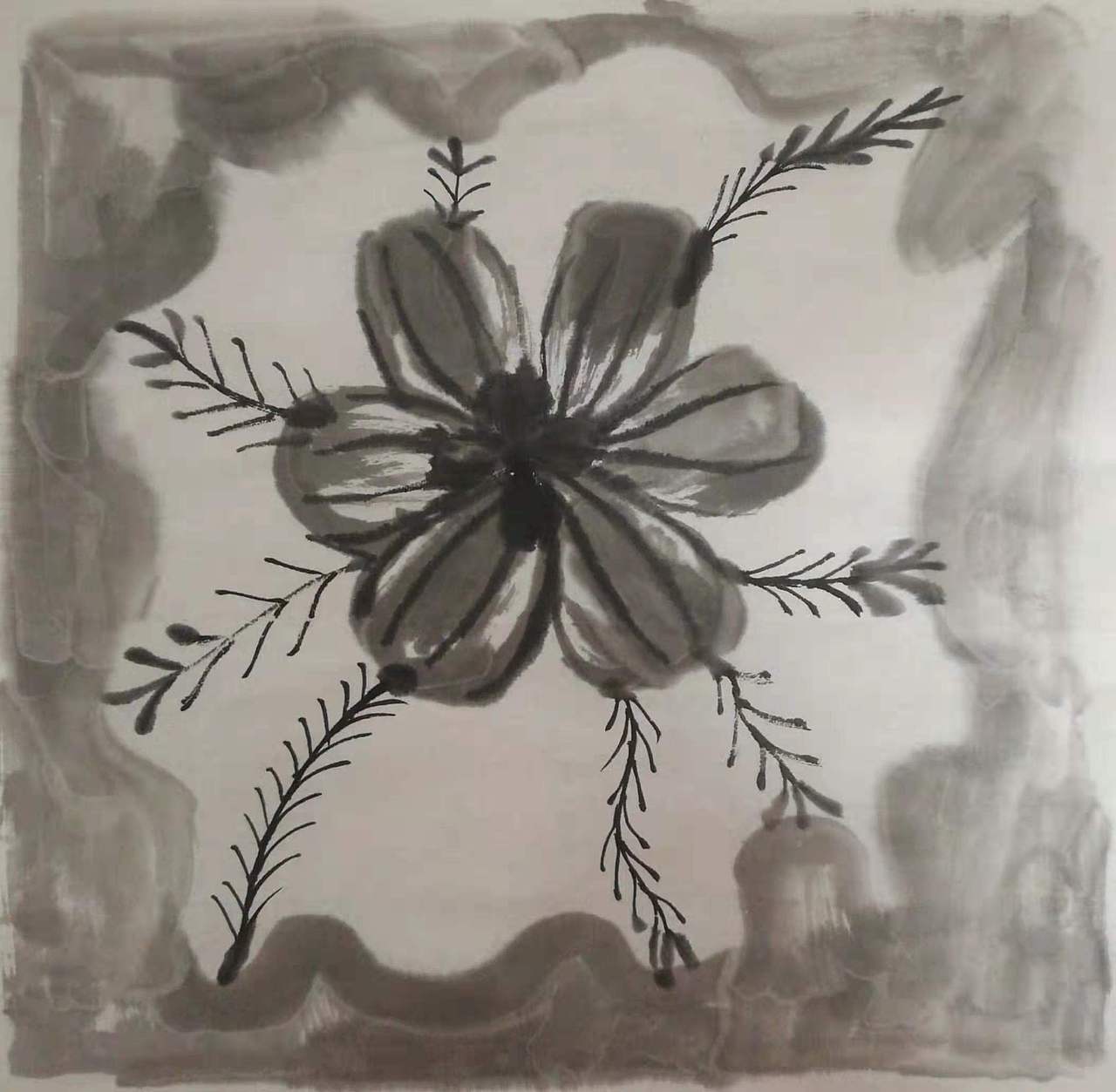 水墨抽象尝试（图ZMTQ3NDQ3OTUy） - 绘画 - 站酷设计师Wongyan原创素材 - 站酷ZCOOL