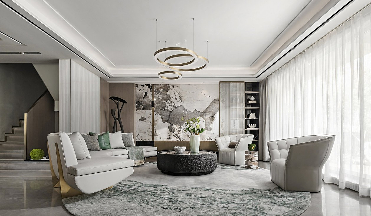 莫兰迪灰叠拼住宅,出众气质的至臻格调!