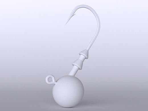 产品建模渲染-铅头钩