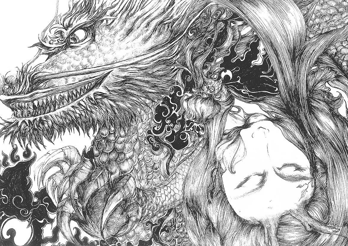 山海经异兽插画设计