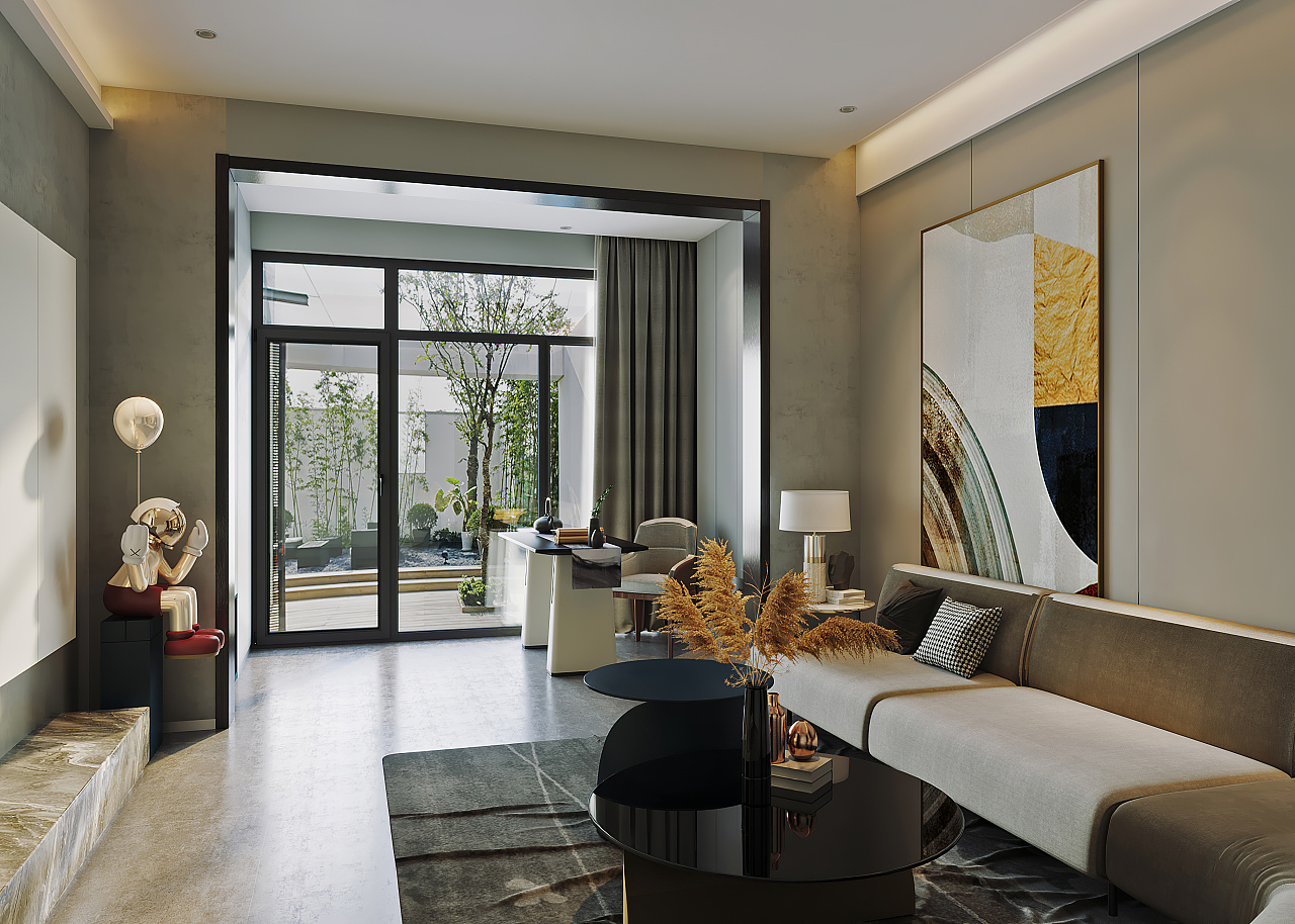 国悦府叠拼别墅设计|空间|家装设计|算命先生2021 - 原创作品 - 站酷