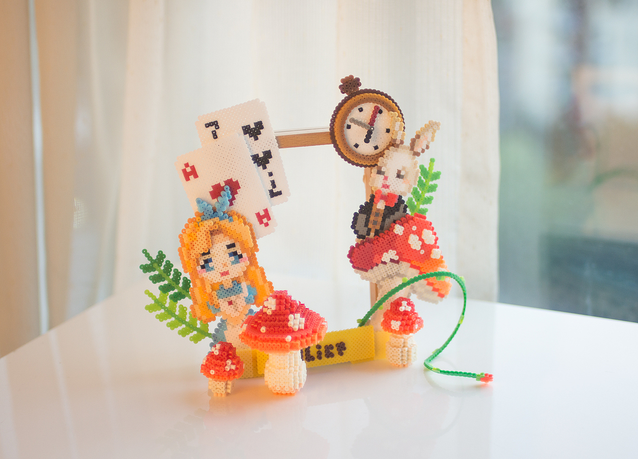 MARD拼豆原创-爱丽丝梦游仙境