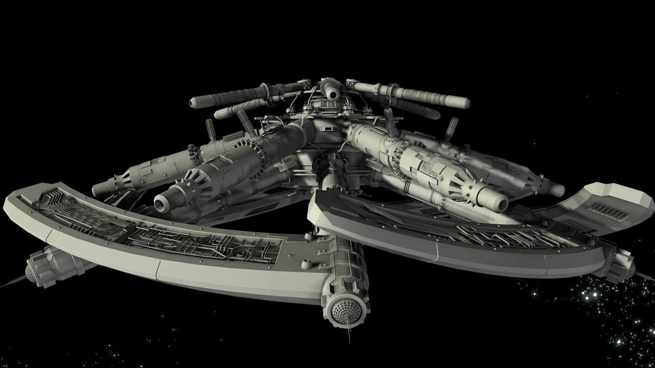 宇宙空间站三维模型