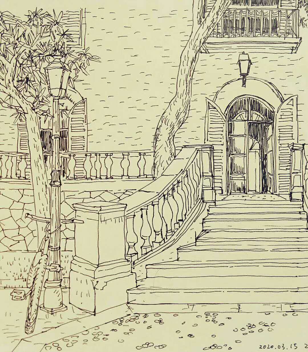 加拿大安大略省waterloo采风（图ZMjA0NjIzNDg0） - 绘画 - 站酷设计师赵子先生原创素材 - 站酷ZCOOL