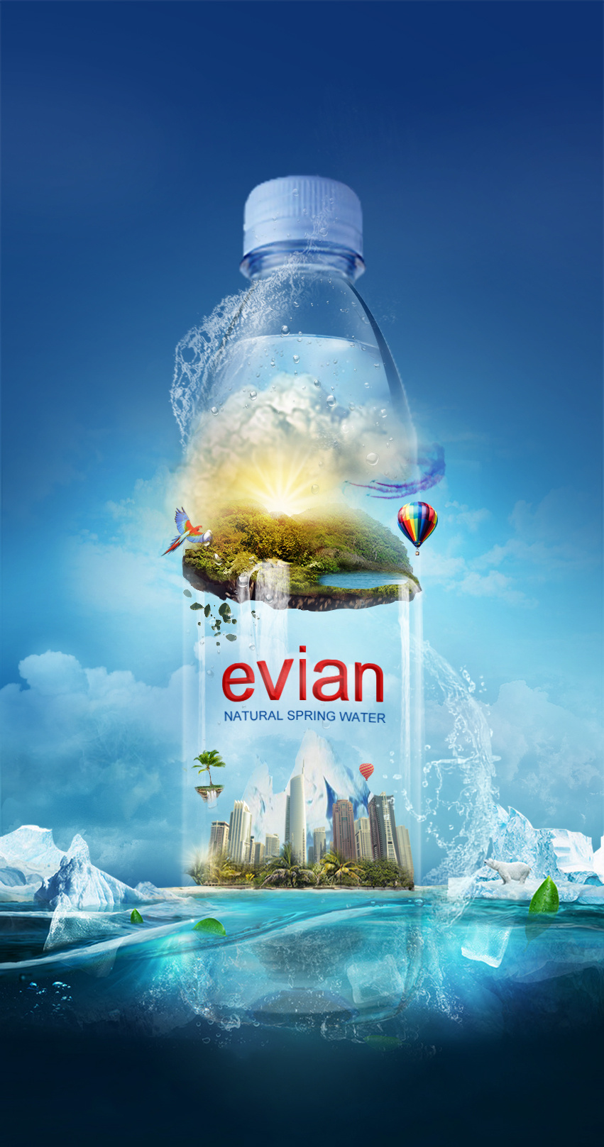 evian|平面|海报|卓卓的热豆腐 - 原创作品 - 站酷 (zcool)