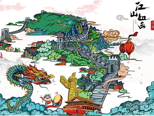 江山如画 雄踞东方（个人主页-ZNDA2NDgzMzI=） - 创作习作 - 站酷设计师Z22694916原创素材 - 站酷ZCOOL