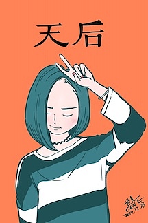 阿进似颜绘2019年现场画像作品（彩色篇）（图ZMTkxOTMwNDUy） - 单幅漫画 - 站酷设计师阿进似颜绘原创素材 - 站酷ZCOOL