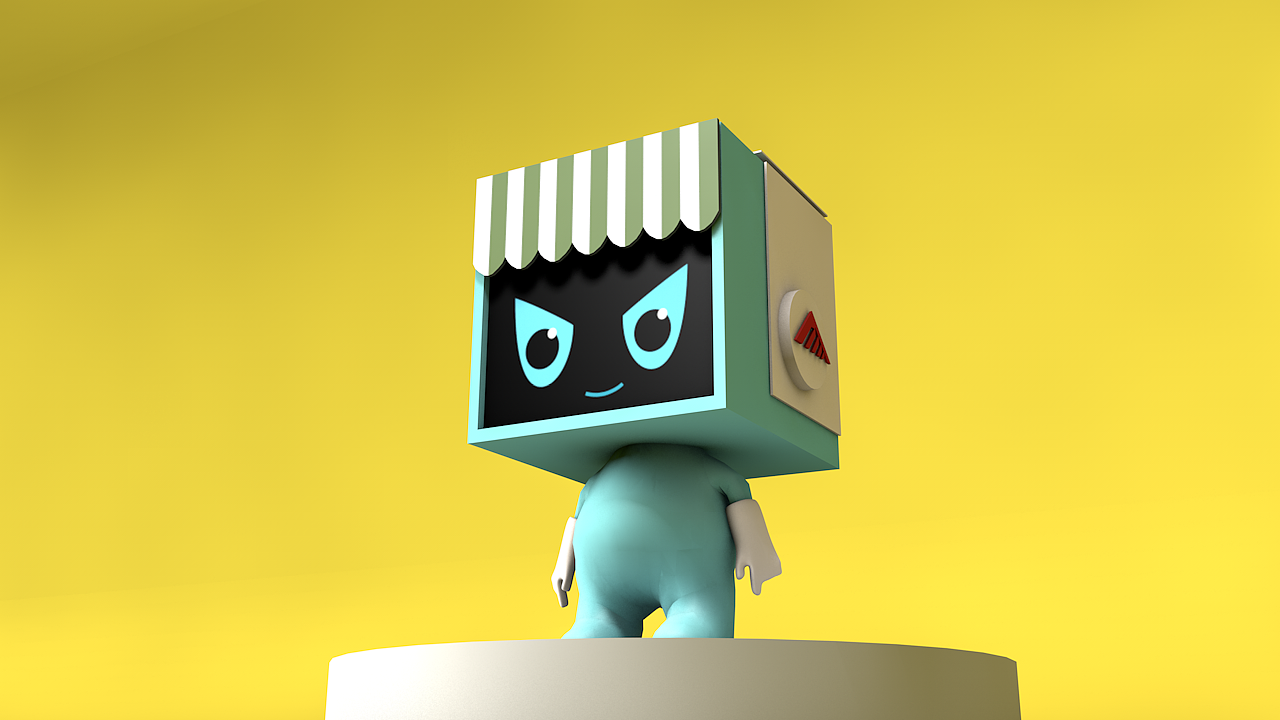 湖北商贸学院艺术与传媒学院吉祥物设计