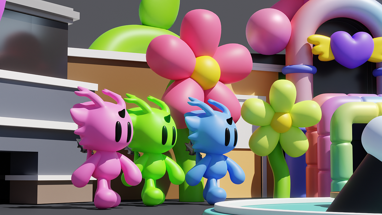 潮流艺术潮玩IP设计-奇异角（异角龙）