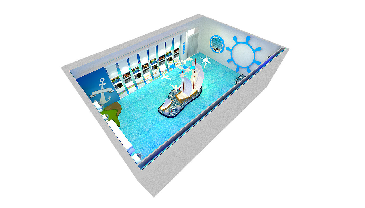 学校海洋主题画展