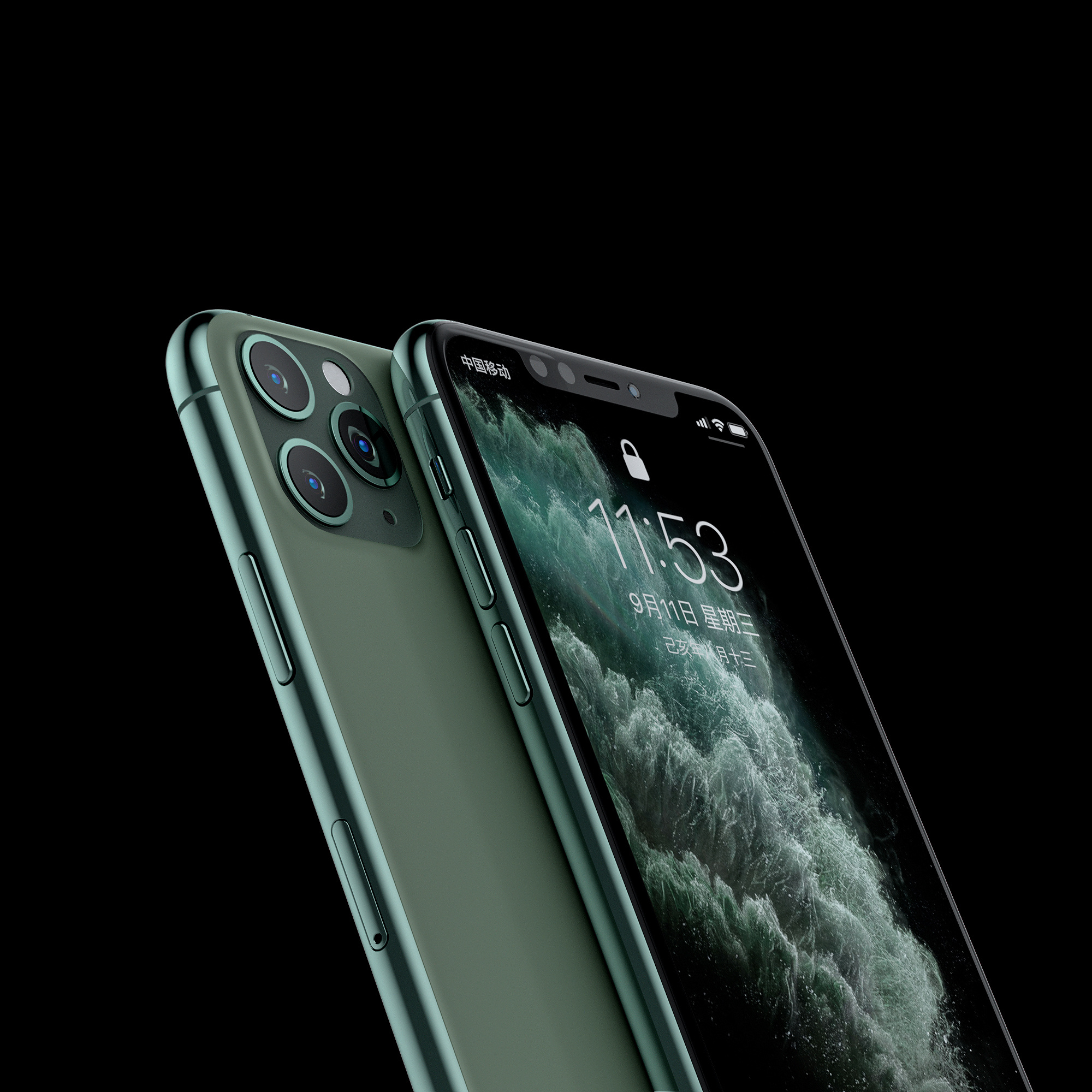 iphone 11 pro 渲染