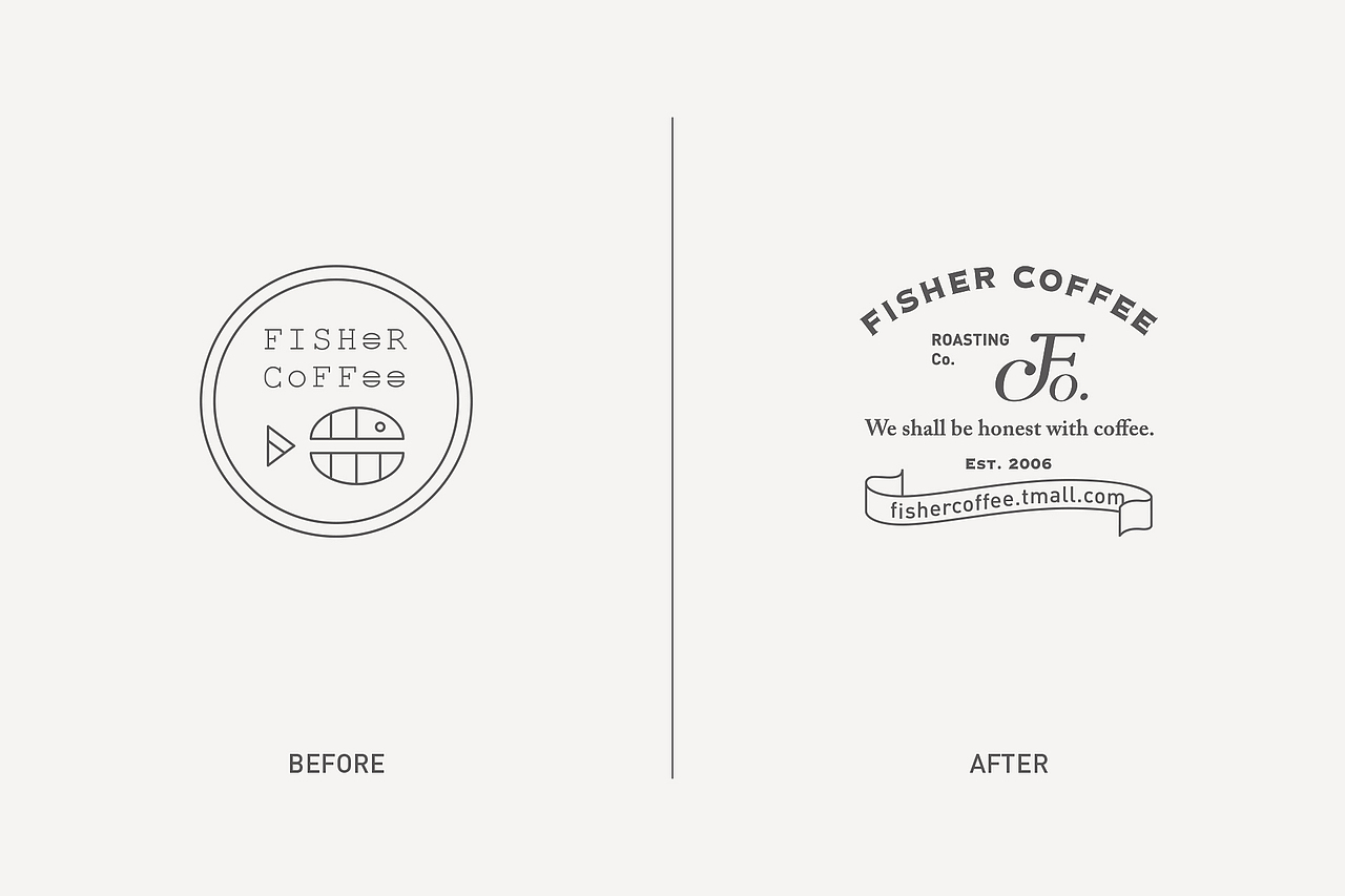 FISHER COFFEE品牌形象更新升级（图ZMTQ4MjkyMTQ4） - 品牌 - 站酷设计师MMTeam满满特丸原创素材 - 站酷ZCOOL