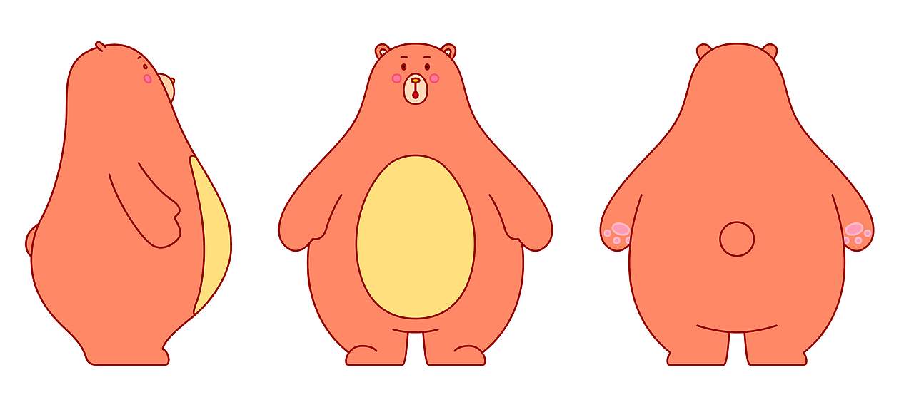 熊仁|IP角色3D模型制作渲染