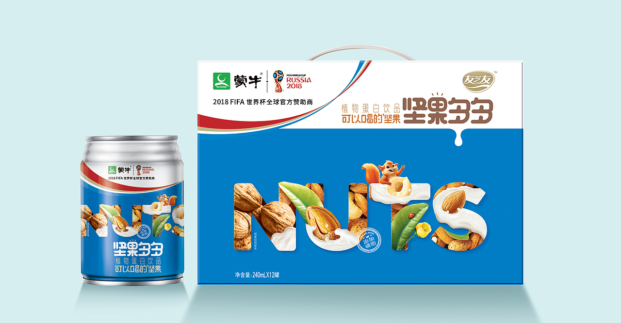 蒙牛友芝友坚果多多