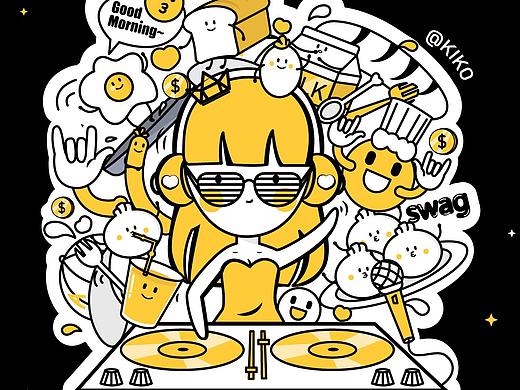 DJ和她的早餐们