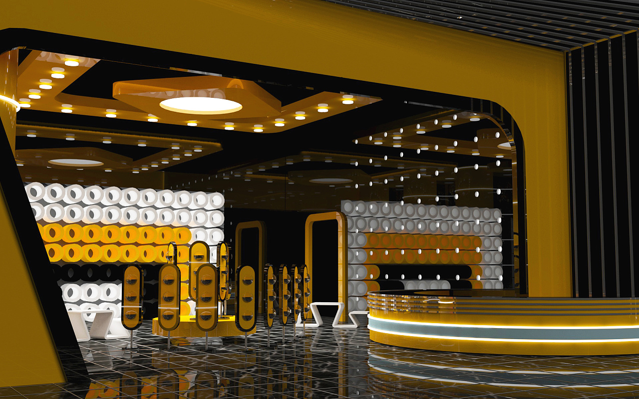 3d max门店设计
