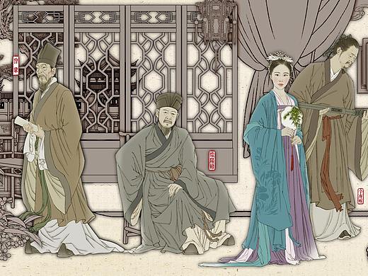 《北宋文化》壁画设计