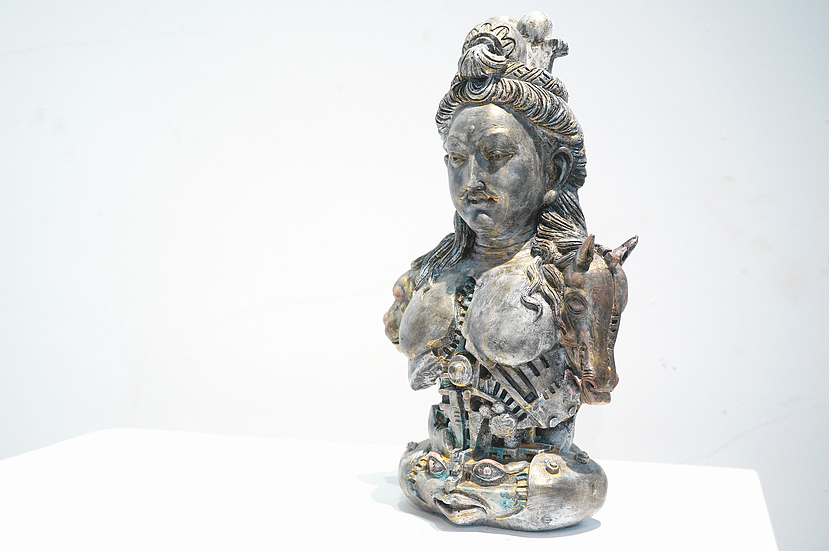 雕塑|作品《克孜尔菩萨》